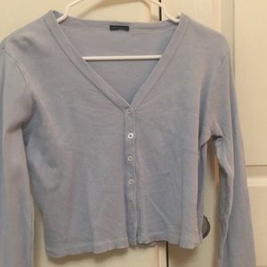 Brandy Melville baby blue button down